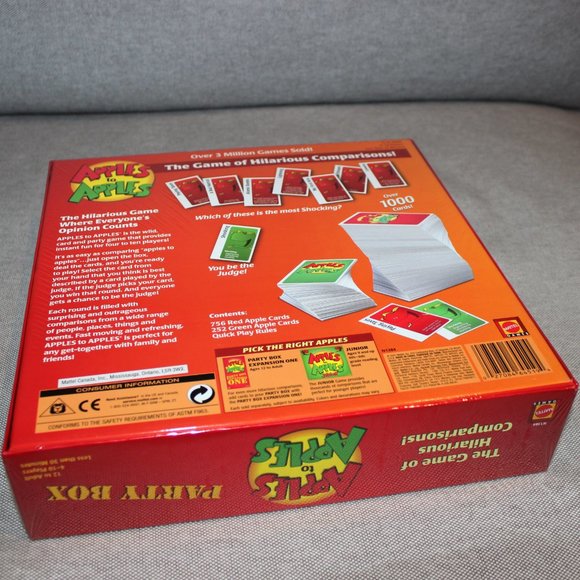 3/$77❤️new sealed Apples To Apples game Party Box Mattel Games - Picture 2 of 4